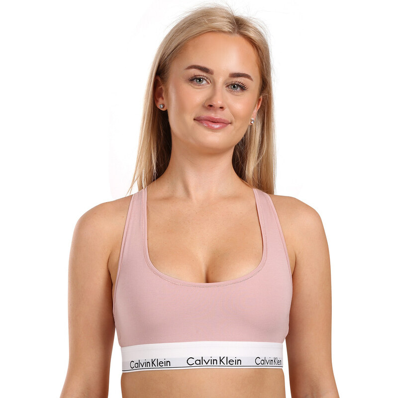 Dámská podprsenka Calvin Klein růžová (F3785E-TQO)