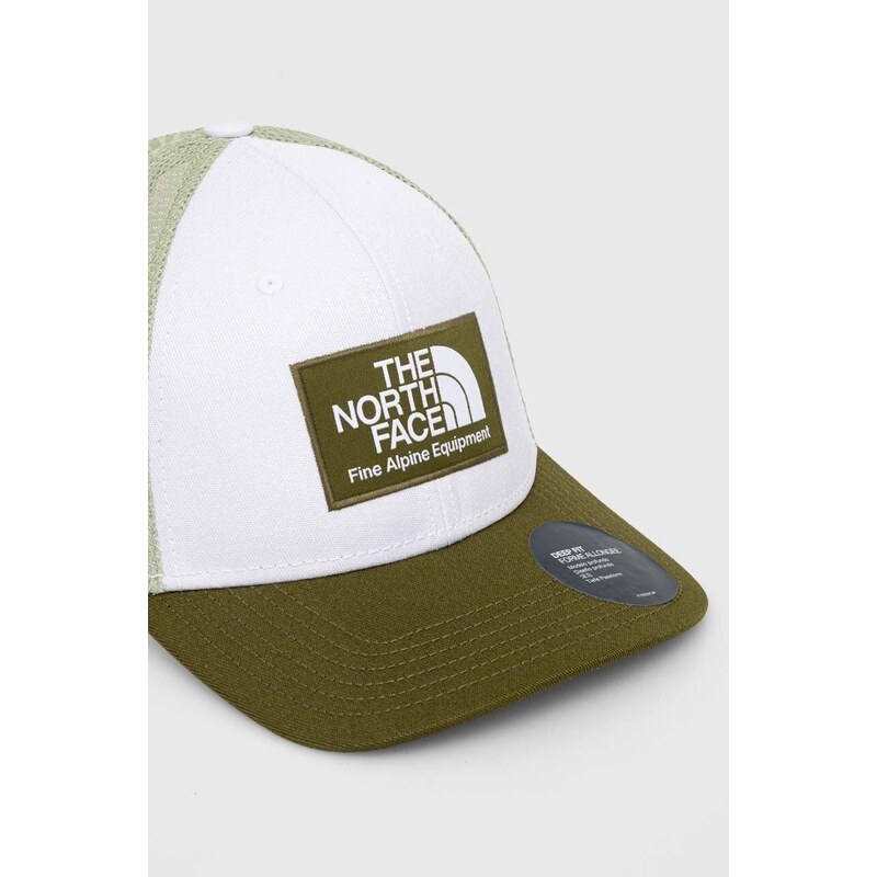 Kšiltovka The North Face zelená barva, s aplikací, NF0A5FX8TIO1