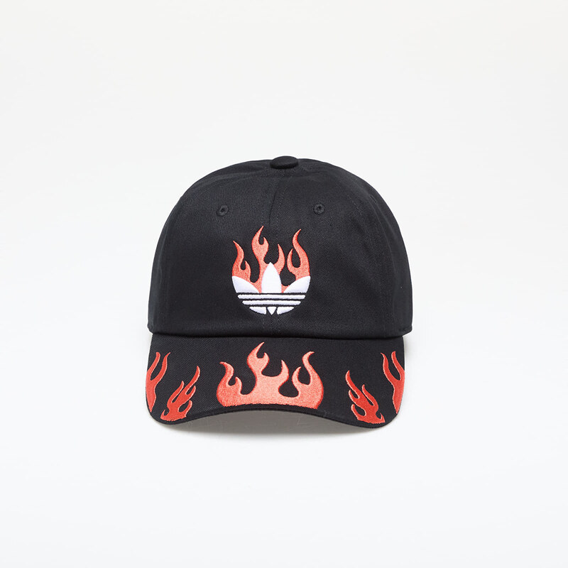 adidas Originals Kšiltovka adidas Flames Graphics Dad Cap Black