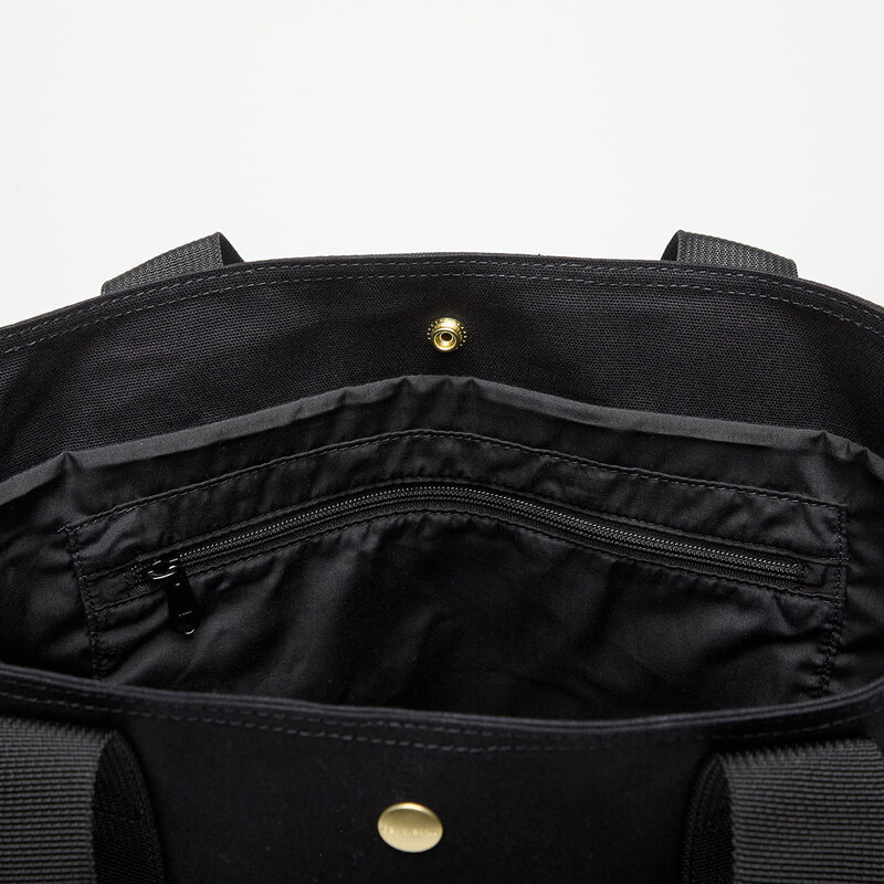 Carhartt WIP Canvas Tote Bag Black Rinsed