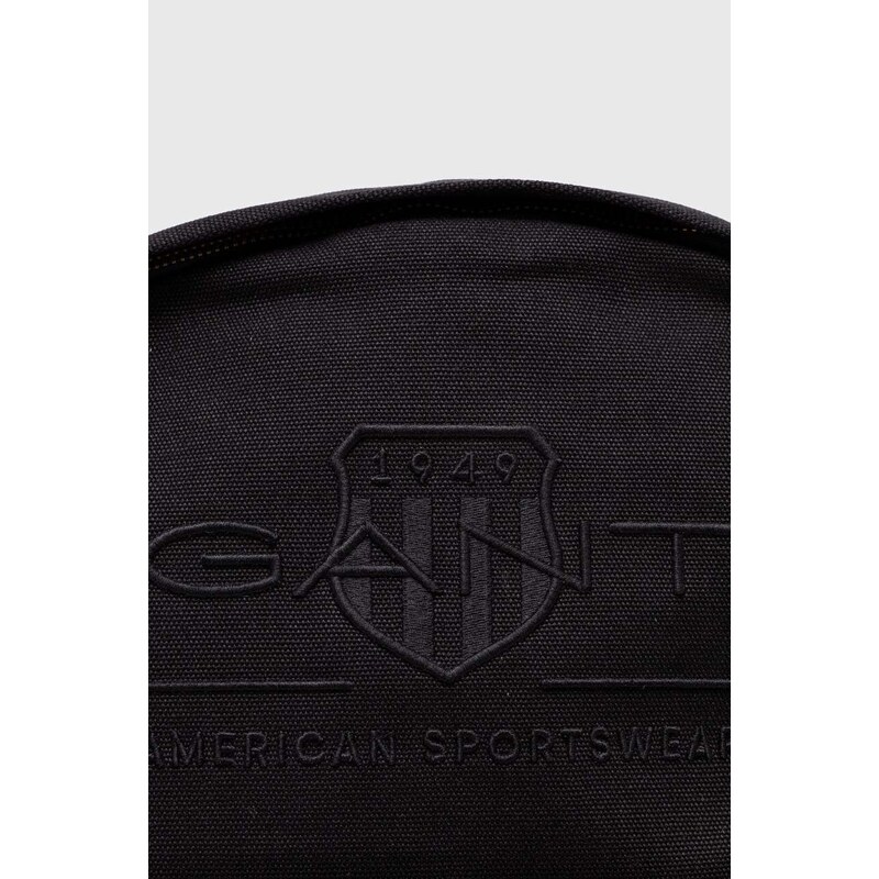 Batoh Gant černá barva, velký, s aplikací