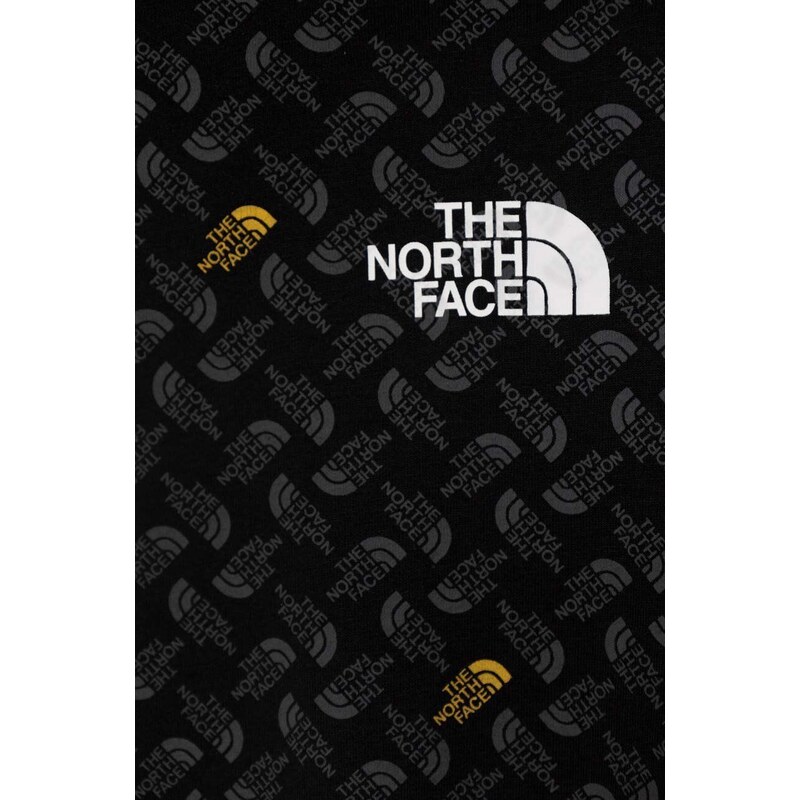 Dětské tričko The North Face SIMPLE DOME TEE PRINT černá barva