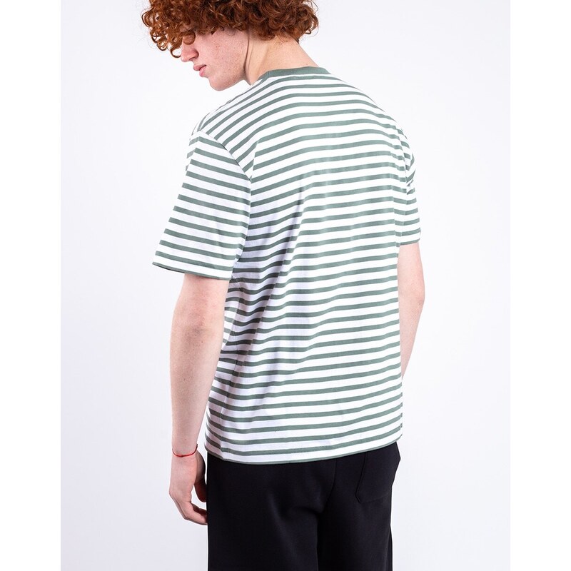 Carhartt WIP S/S Seidler Pocket T-Shirt Seidler Stripe, Park