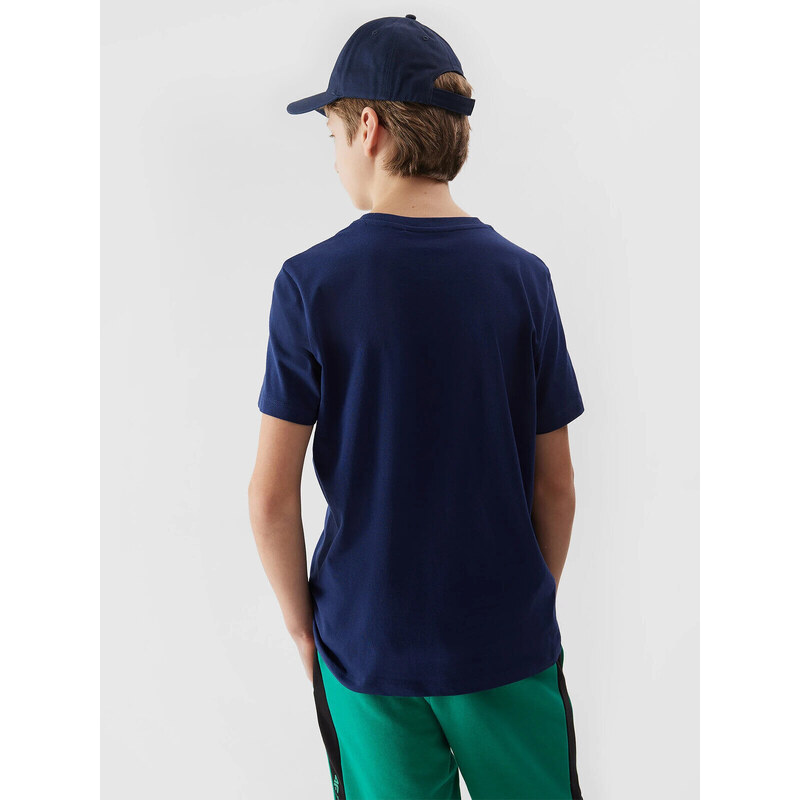 Chlapecké tričko s potiskem 4F - tmavě modré