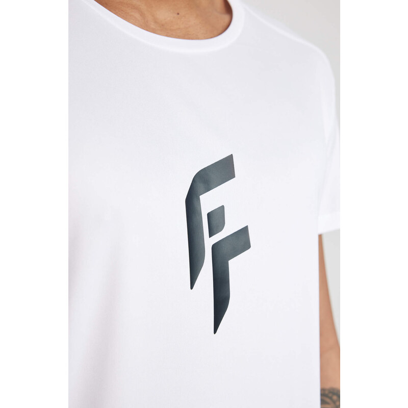 DeFactoFit Slim Fit Crew Neck Heavy Fabric T-Shirt
