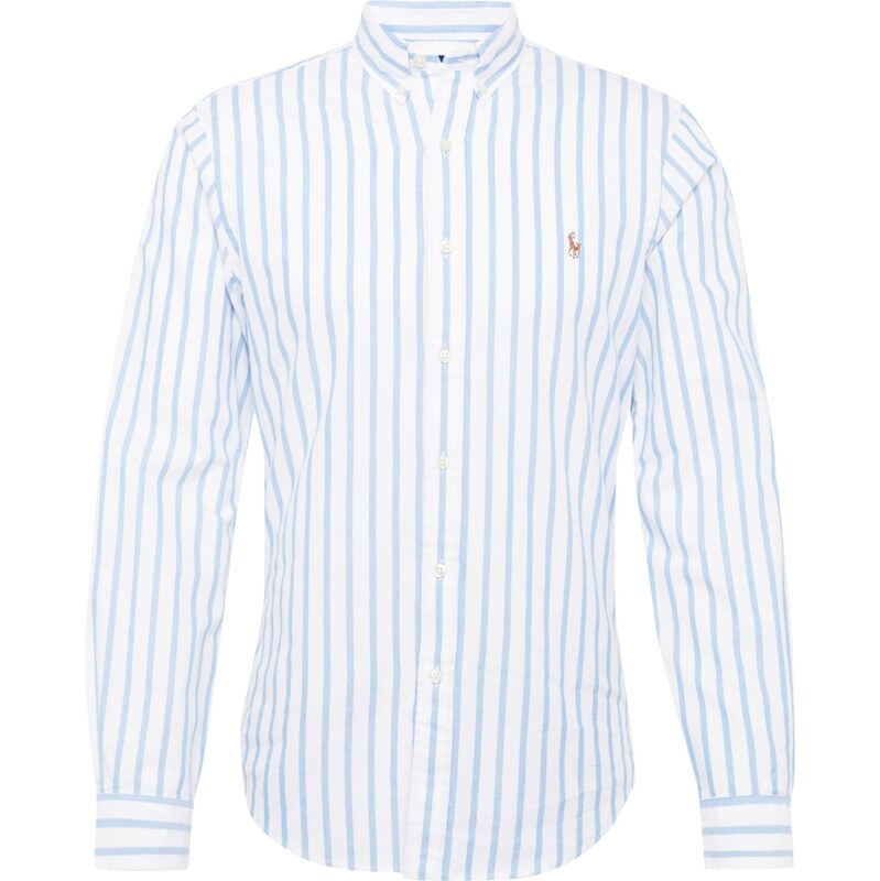 Polo Ralph Lauren Košile světlemodrá / hnědá / bílá