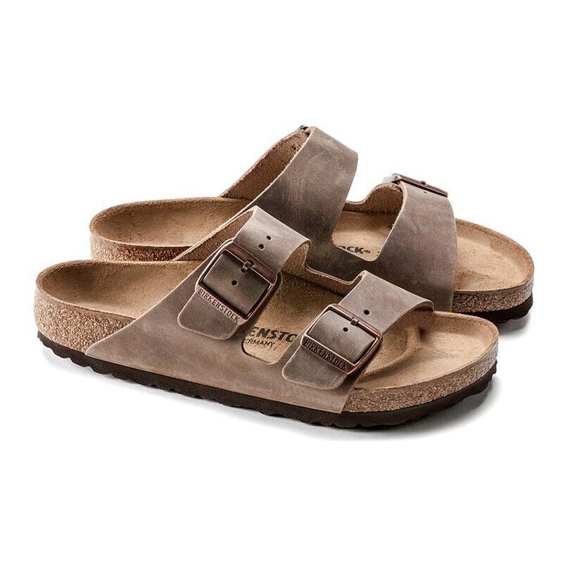 Kožené pantofle Birkenstock Arizona 352203-tabc.brn