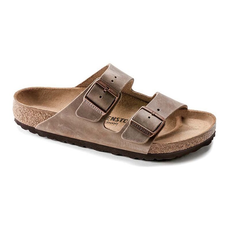 Semišové pantofle Birkenstock Arizona Nu 352201-Tabacco.Br