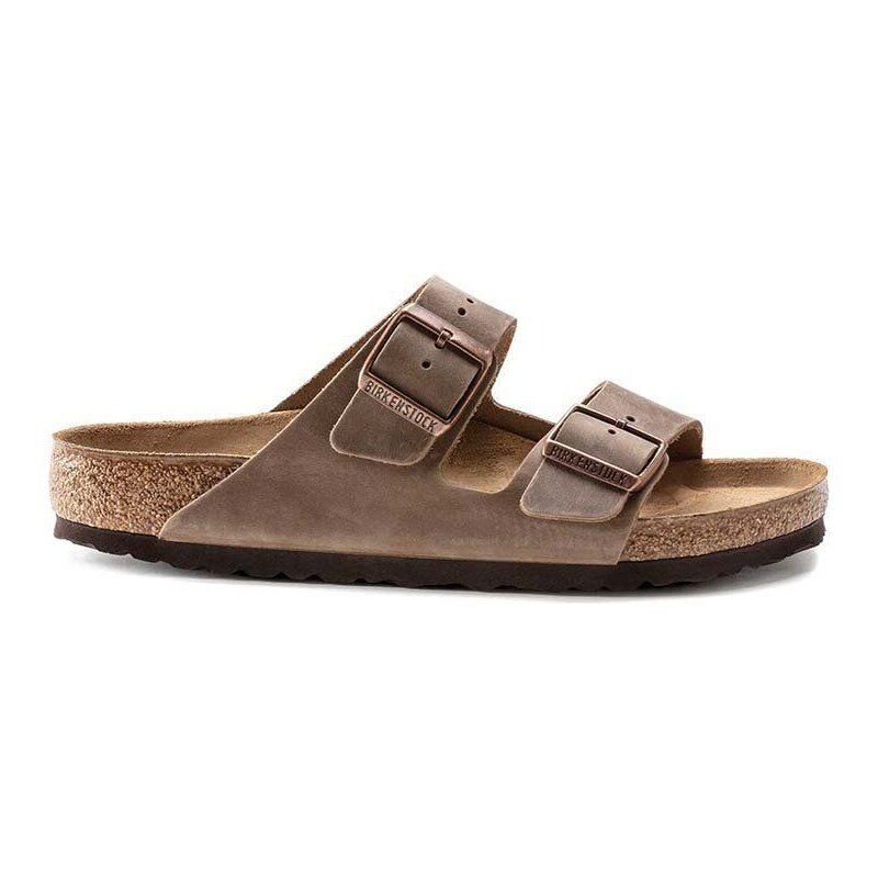 Kožené pantofle Birkenstock Arizona 352203-tabc.brn