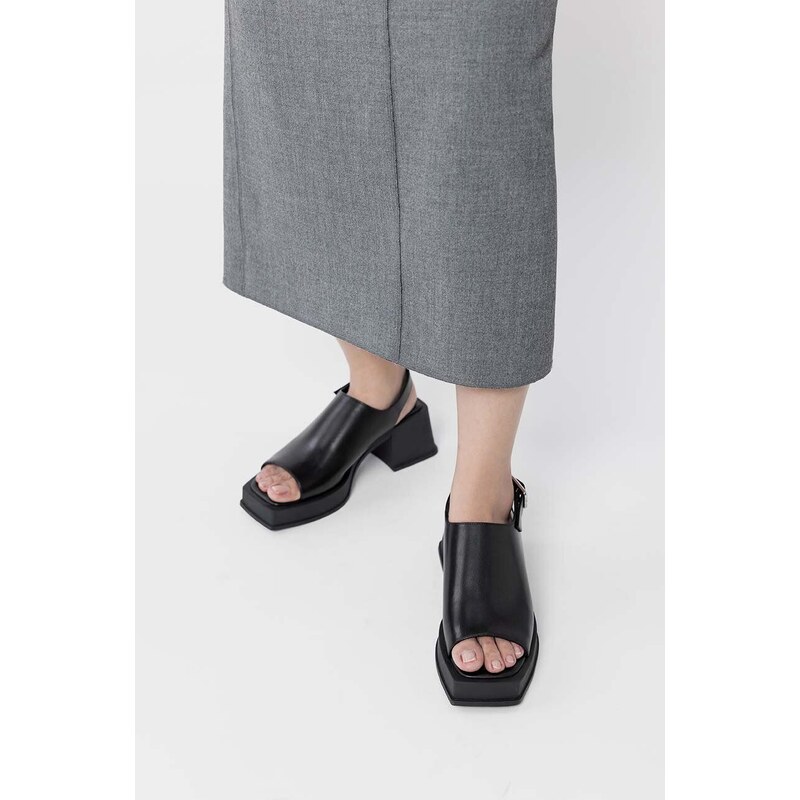 Kožené sandály Vagabond Shoemakers HENNIE černá barva, 5537-101-20