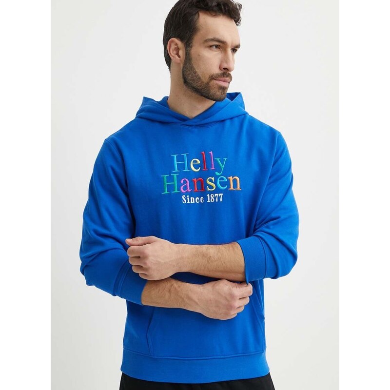 Mikina Helly Hansen pánská, s kapucí, s aplikací, 53924