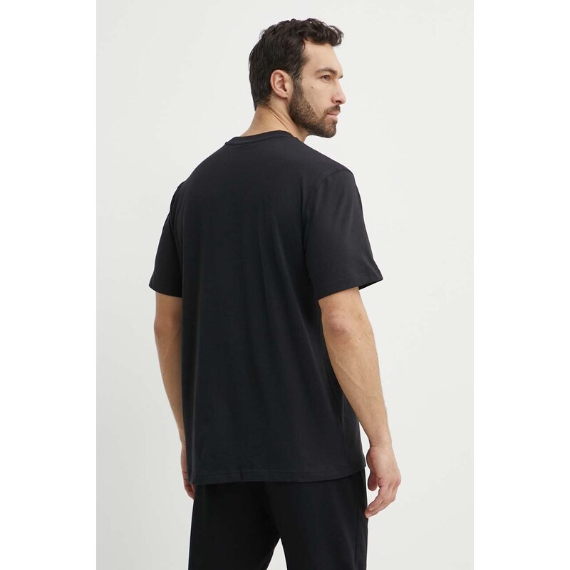 Bavlněné tričko adidas Originals Flames černá barva, s potiskem, IS0178