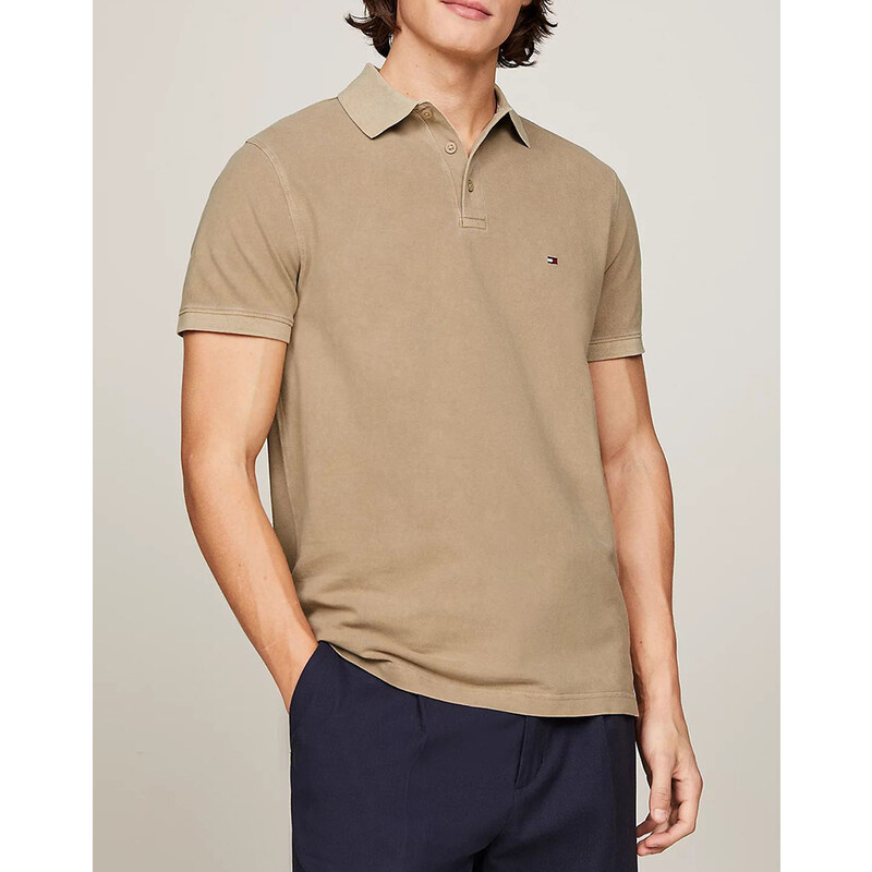 TOMMY HILFIGER GARMENT DYE REG POLO