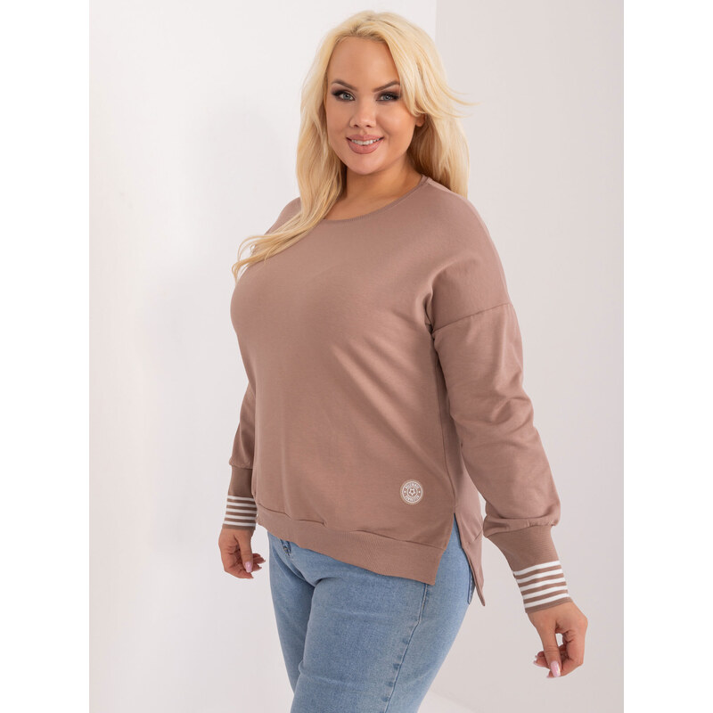 RELEVANCE Blouse-RV-BZ-9145.02-dark beige
