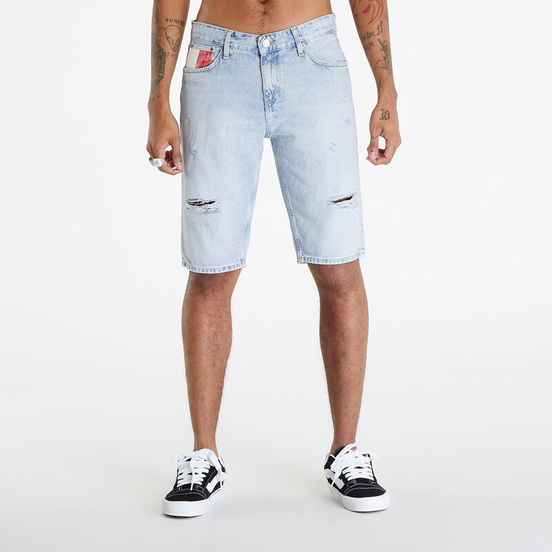 Tommy Hilfiger Pánské kraťasy Tommy Jeans Ryan Archive Shorts Denim Light