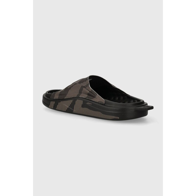 Pantofle adidas by Stella McCartney dámské, černá barva, na platformě, IF6066