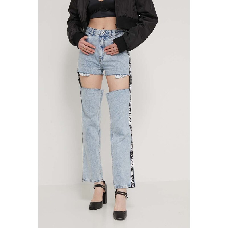 Džíny Karl Lagerfeld Jeans dámské, high waist