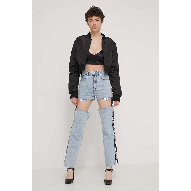 Džíny Karl Lagerfeld Jeans dámské, high waist