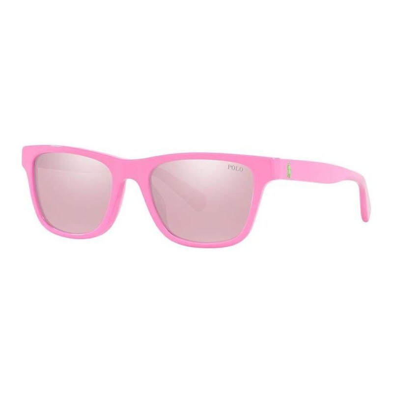 Dětské sluneční brýle Polo Ralph Lauren růžová barva, 0PP9504U
