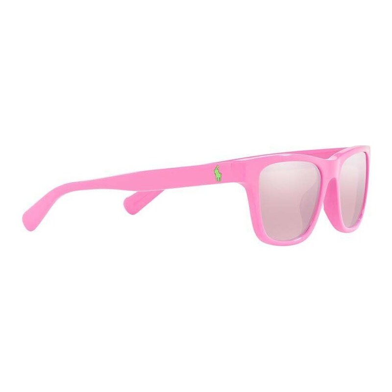 Dětské sluneční brýle Polo Ralph Lauren růžová barva, 0PP9504U