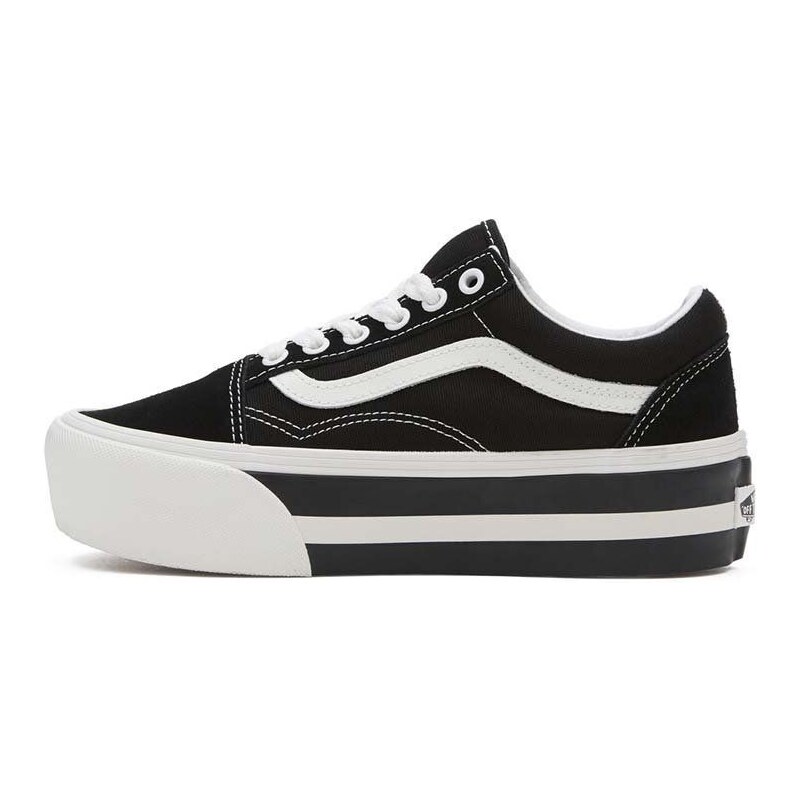 Tenisky Vans Old Skool Stackform dámské, černá barva, VN0009PZBZW1