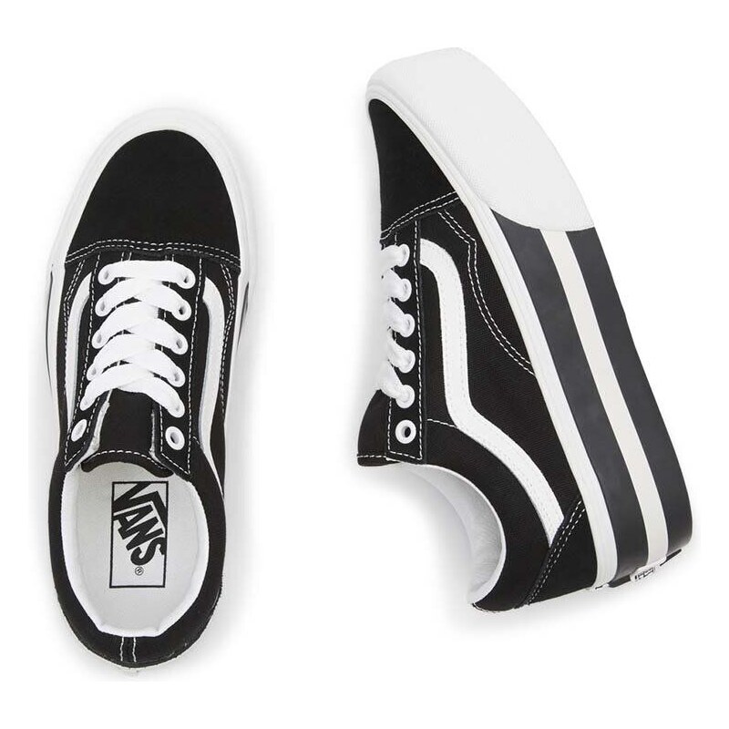 Tenisky Vans Old Skool Stackform dámské, černá barva, VN0009PZBZW1