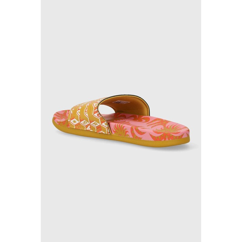 Pantofle adidas x Farm Rio dámské, růžová barva, IG1269