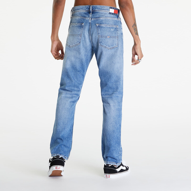 Tommy Hilfiger Pánské džíny Tommy Jeans Ethan Relaxed Straight Jeans Denim Medium