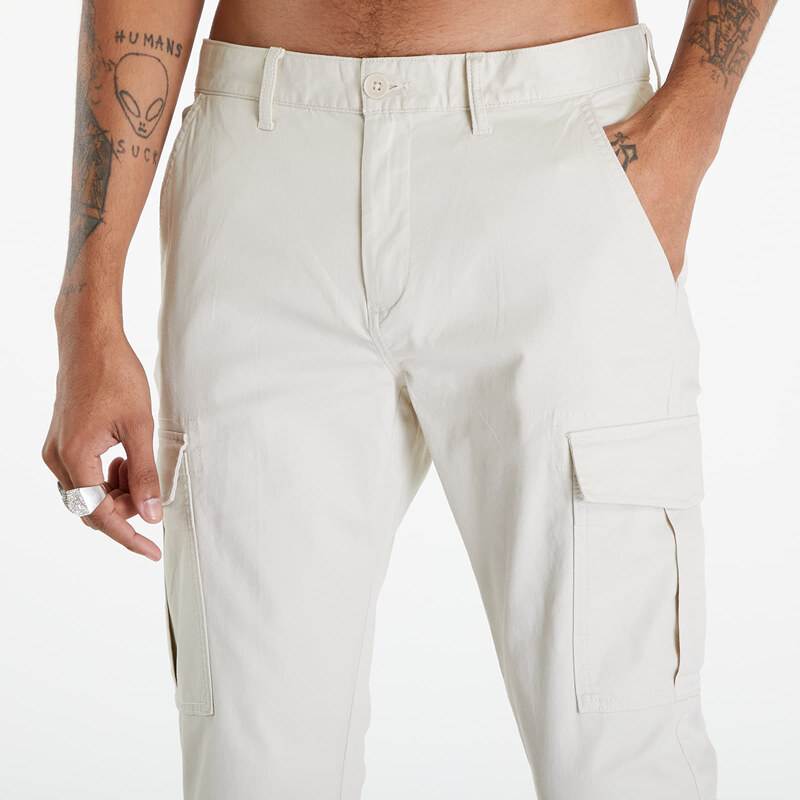 Tommy Hilfiger Pánské cargo pants Tommy Jeans Austin Lightweight Cargo Pants Newsprint