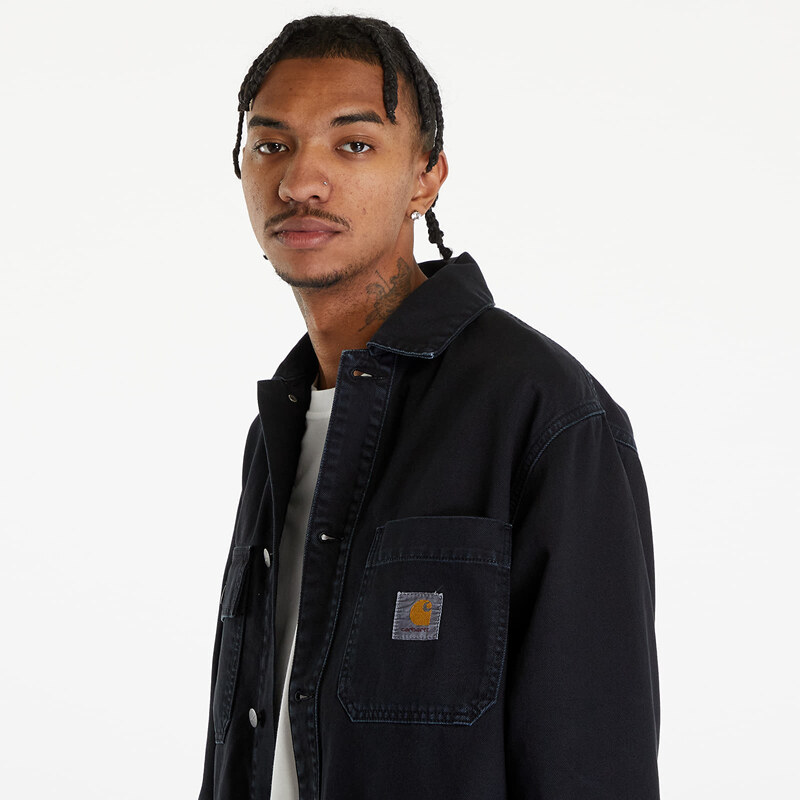 Carhartt WIP Garrison Coat UNISEX Black Stone Dyed