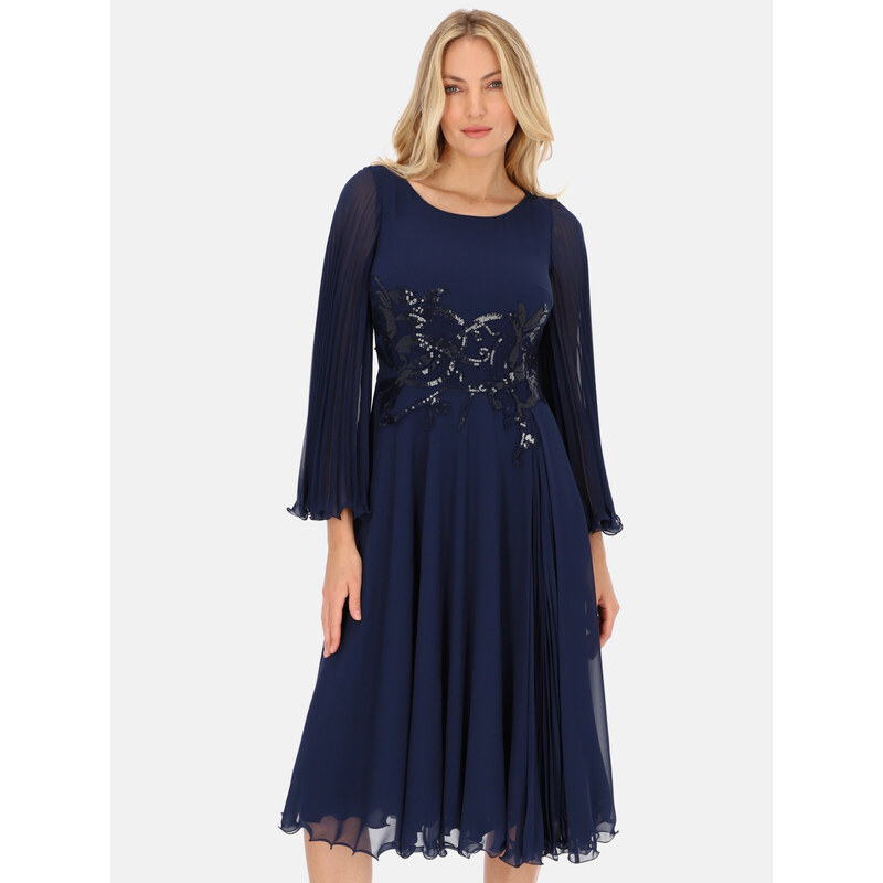 L`AF Woman's Dress Sharon Navy Blue