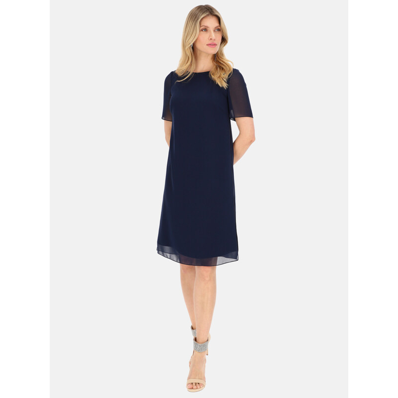 Potis & Verso Woman's Dress Datura_1 Navy Blue