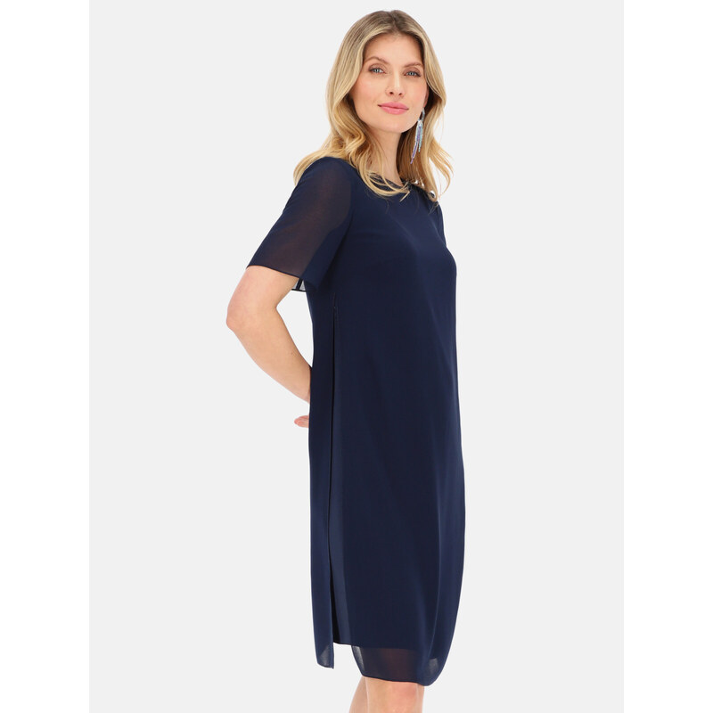 Potis & Verso Woman's Dress Datura_1 Navy Blue