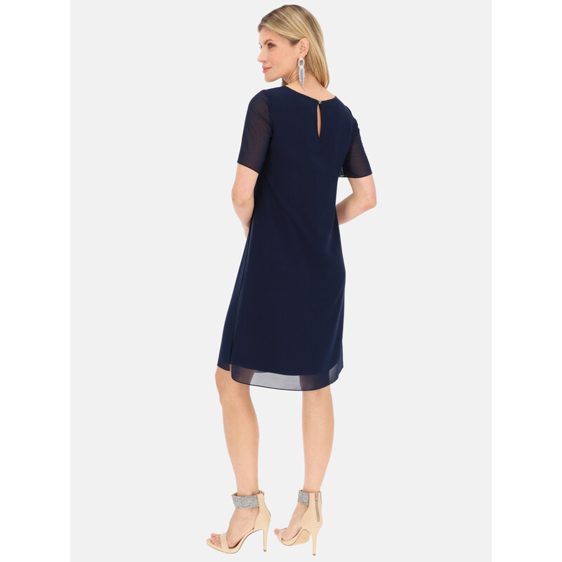 Potis & Verso Woman's Dress Datura_1 Navy Blue