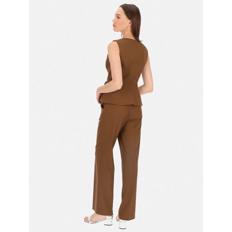 Potis & Verso Woman's Trousers Karmel