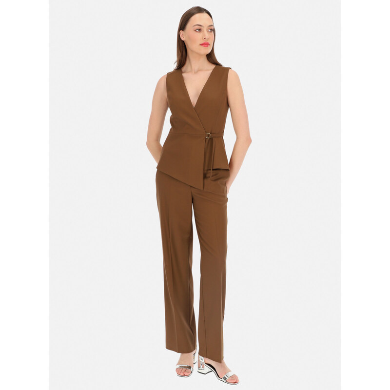 Potis & Verso Woman's Trousers Karmel