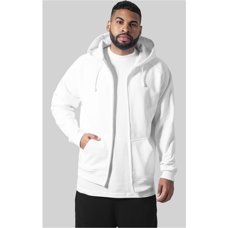 UC Men Pánská mikina Zip Hoody - bílá