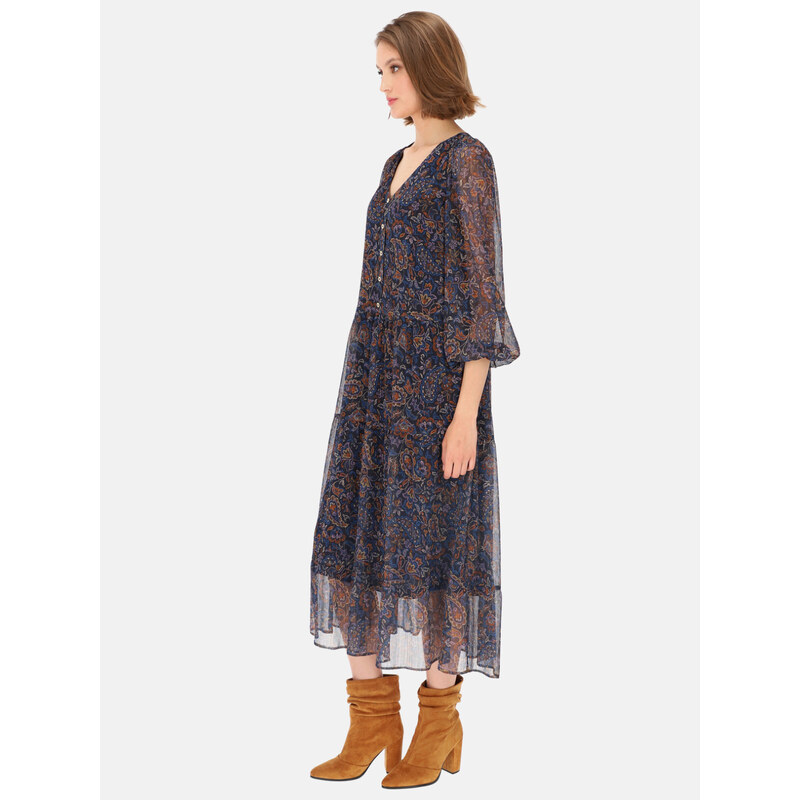 Potis & Verso Woman's Dress Etna Navy Blue