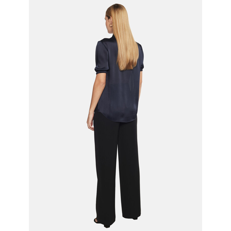 L`AF Woman's Blouse Zorin Navy Blue