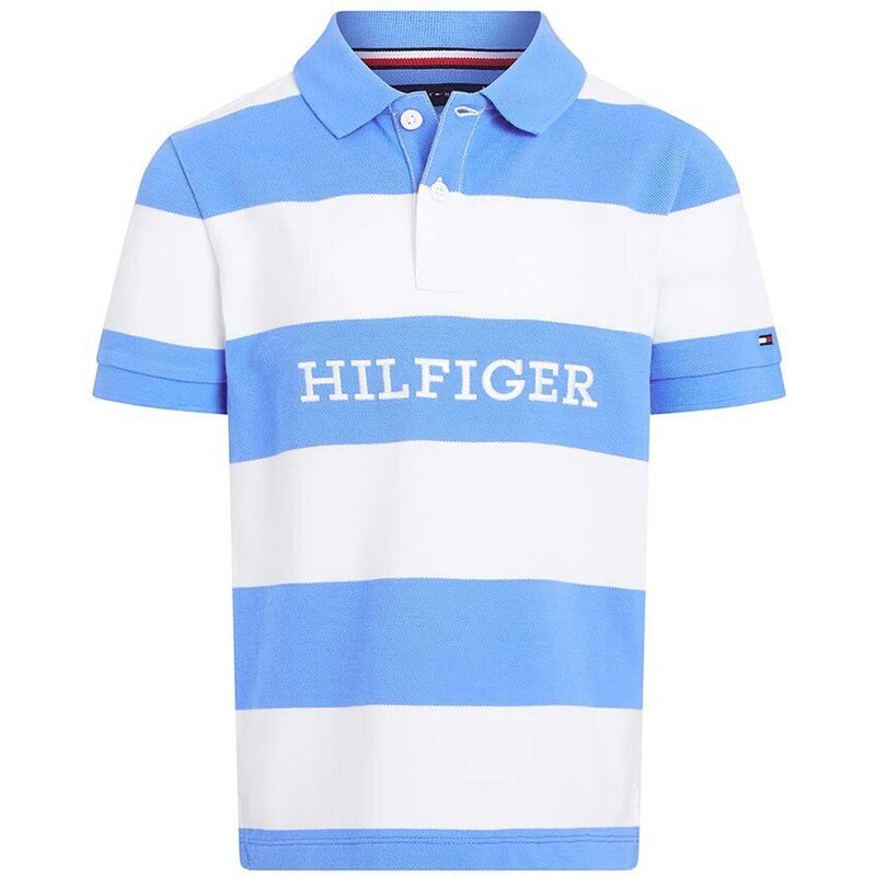 Dětská bavlněná polokošile Tommy Hilfiger