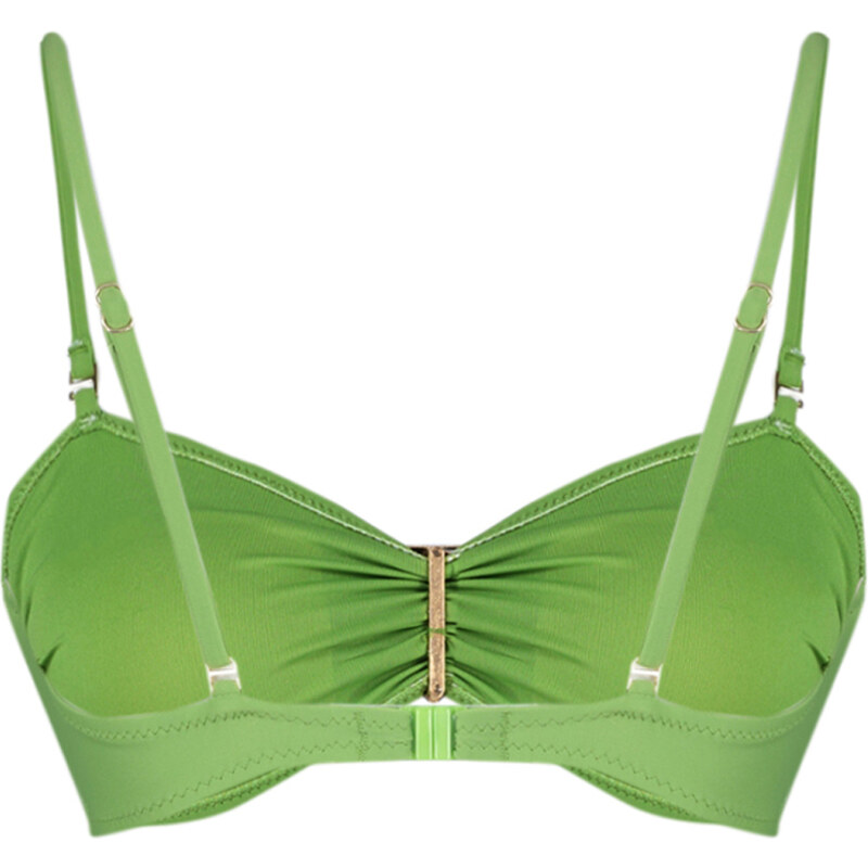 Trendyol Green Flat Bralet Bikini Top with Accessories