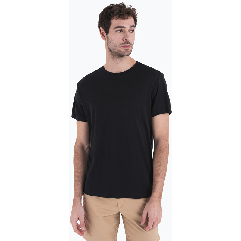 Pánské trekové tričko Icebreaker Merino 150 Tech Lite III black