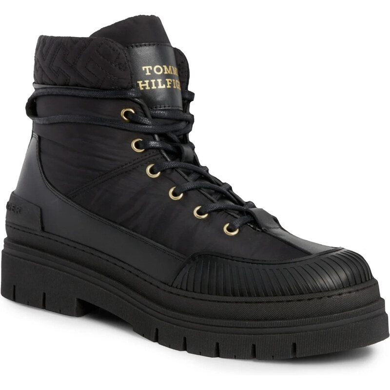 Tommy Hilfiger dámské černé kotníkové boty
