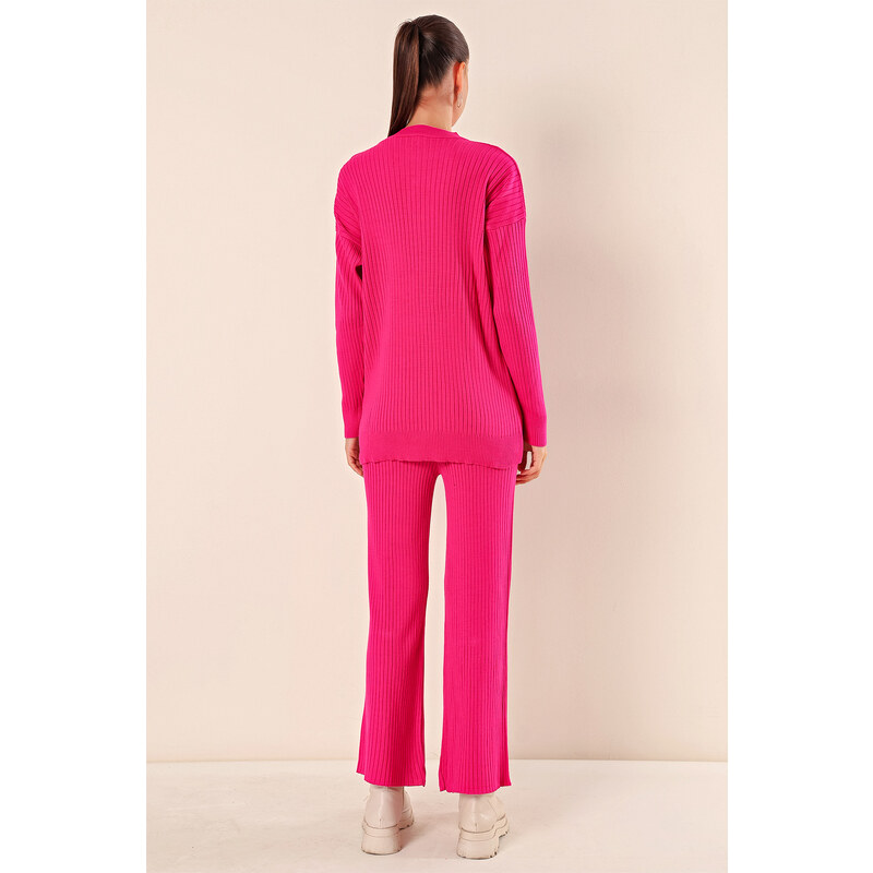 Bigdart 15826 Corduroy Double Suite - Fuchsia