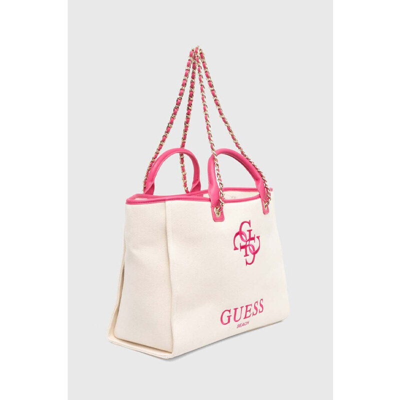 Guess canvas solid bag DUST/GOLD