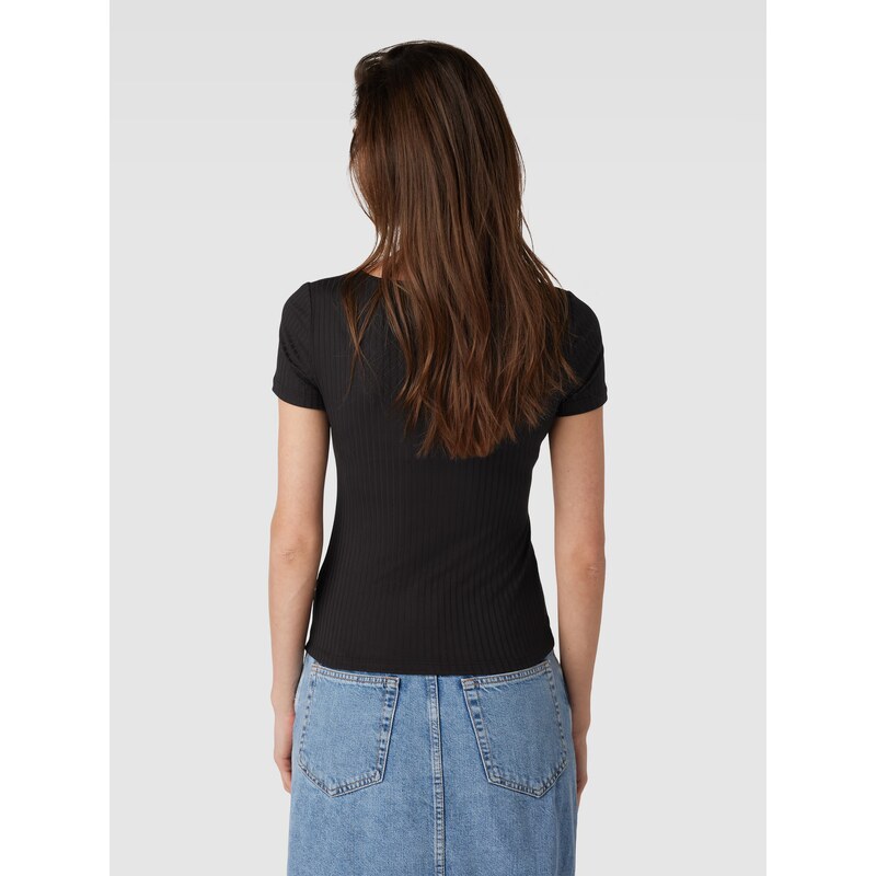 Guess samantha rib ss tee BLACK