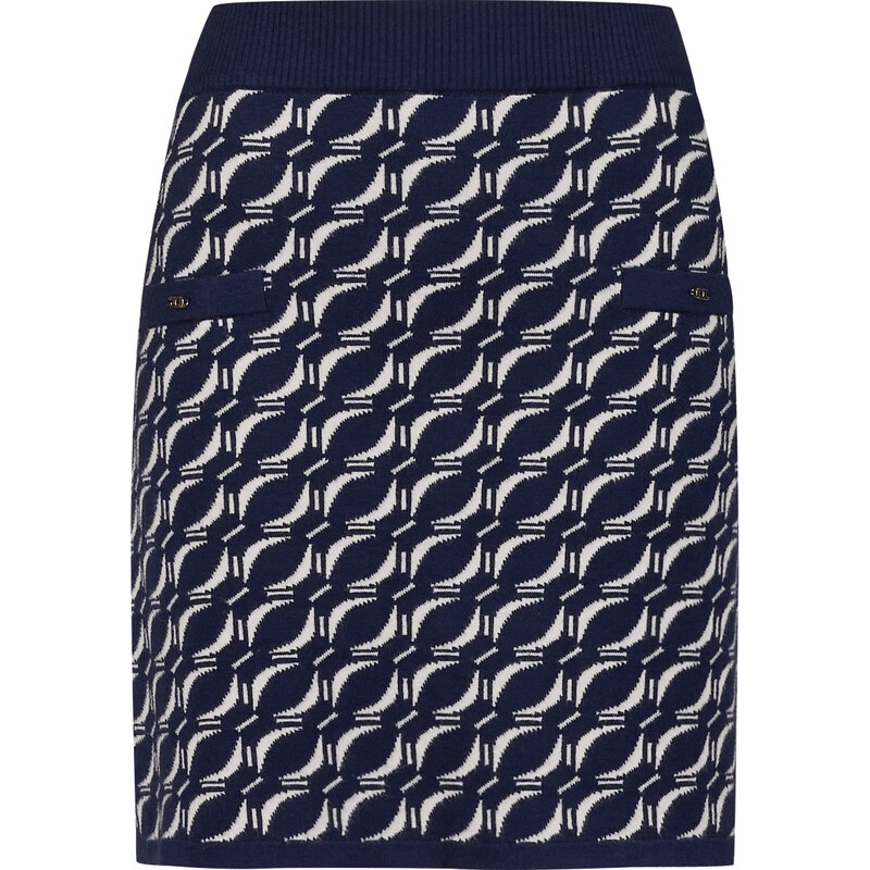 Orsay Tmavě modrá dámská svetrová sukně - Dámské