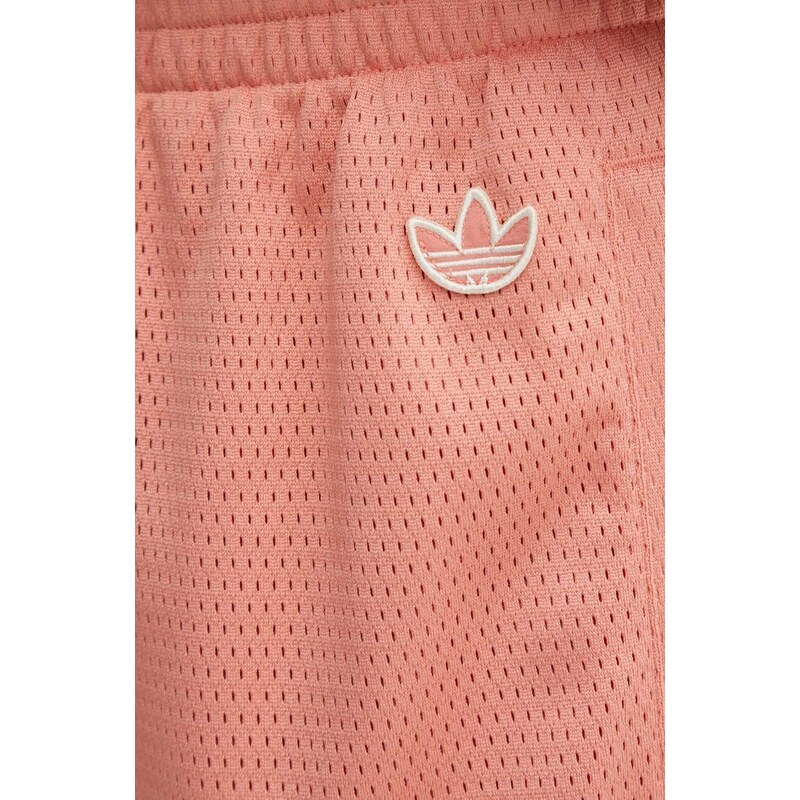 Kraťasy adidas Originals pánské, růžová barva, IS2918