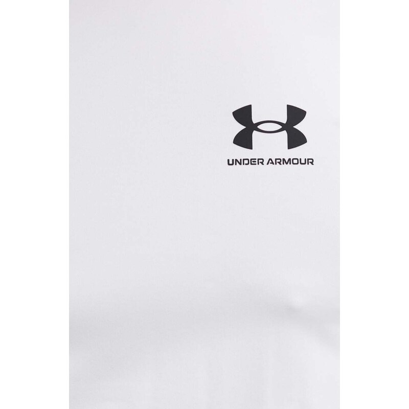 Tréninkové tričko s dlouhým rukávem Under Armour bílá barva, 1361506