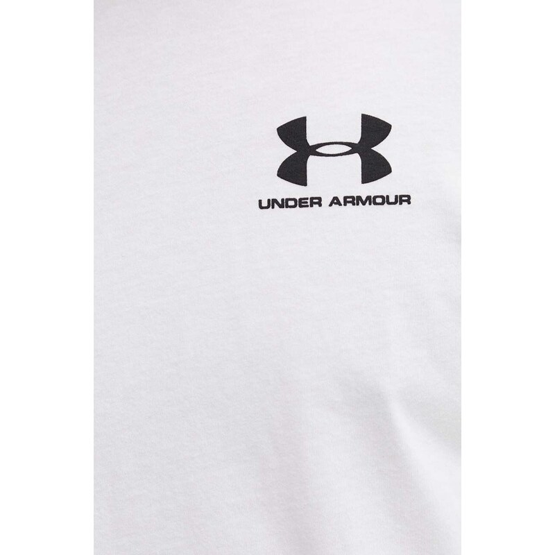 Tričko s dlouhým rukávem Under Armour černá barva, s potiskem, 1329585